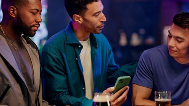 Guys at a sportsbook