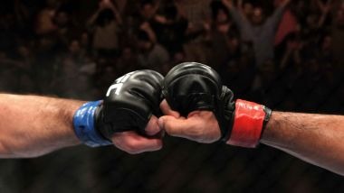 Picture of two fists tapping 